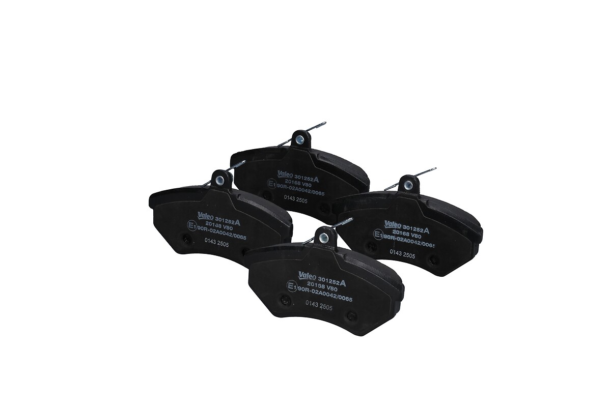 Jeu de 4 plaquettes de frein VALEO ref. 301252A